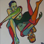 Noelle's paintings are often made on a certain wood which has the texture of canvas, Oil is often used but also Acrylic, she often paints nudes and bodies of all kinds of people, she doesn't prefer top models.Also works on commission.She wants the soul but also body combined on canvas.