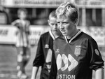 Portretten van sporters tijdens hun wedstrijd