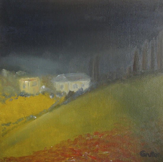 Povence: avondlandschap