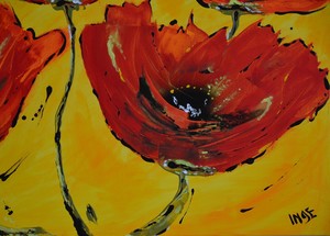 Bloemen schilderijen op canvas of hout