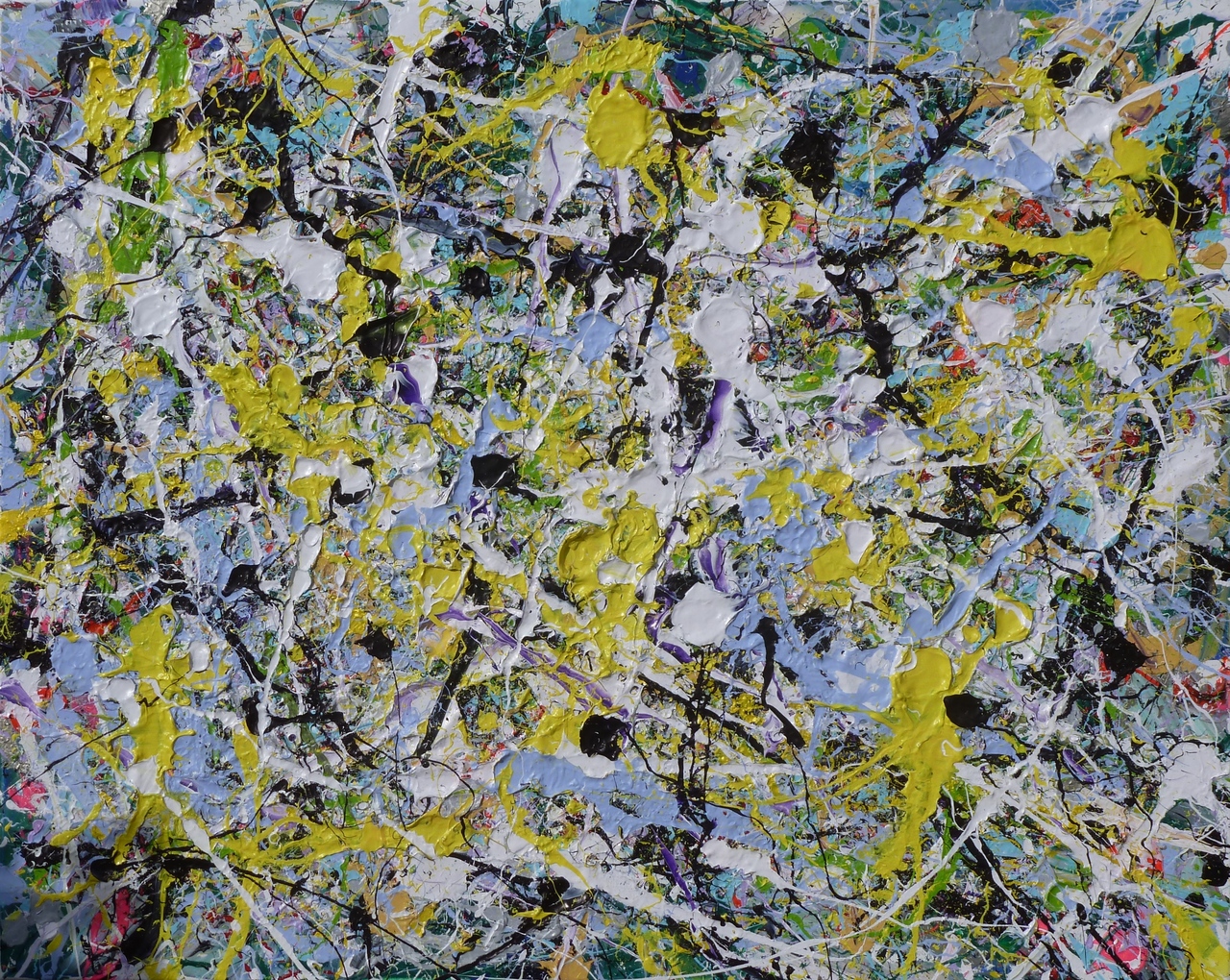 SOLD action painting 8 (no 115)