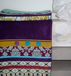 prachtige kleurige dekens. een mooi kleuraccent voor je bank, of om onder weg te soezen, maar ook enig als speeldeken, als sprei op je bed of voor buiten tijdens een picknick. allemaal handgemaakt en uniek.