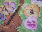 bloemen en dieren in aquarel