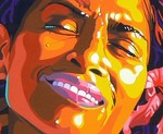 Everybody is beautiful (on my paintings)!