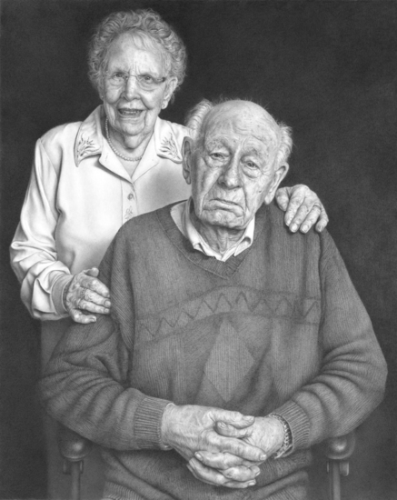 Pa en Moe, 61 jaar getrouwd