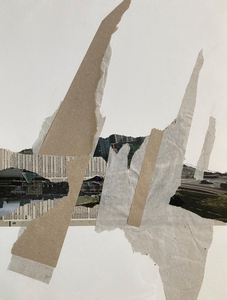 collagetechniek met papier