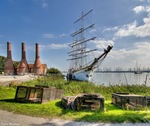 HDR/Tonemapping serie van het zuiderzee museum in Enkhuizen.