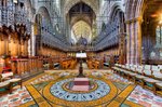 Chester Cathedral, UK. kathedraal sinds 1541, daarvoor stond hier een kerk van de Saksen en later van de Noormannen. Dit is al een heilige plek voor meer dan 1400 jaar.