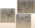Deze beelden zijn figuraties. Estas estatuas sao figuracaos.