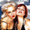 Pin up iconen met een airbrush- photoshoptechniek die ik aan het ontwikkelen ben