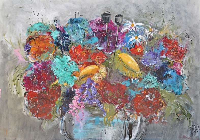 VAAS VOL BLOEMEN