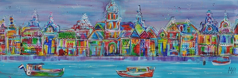 STAD DORP AAN HET KANAAL