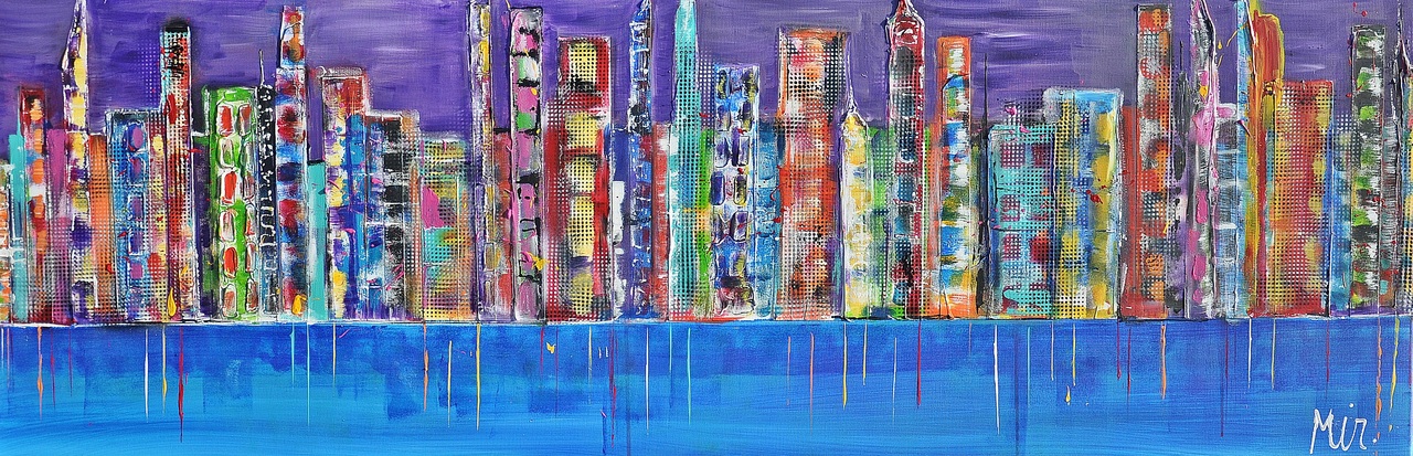 KLEURRIJKE SKYLINE