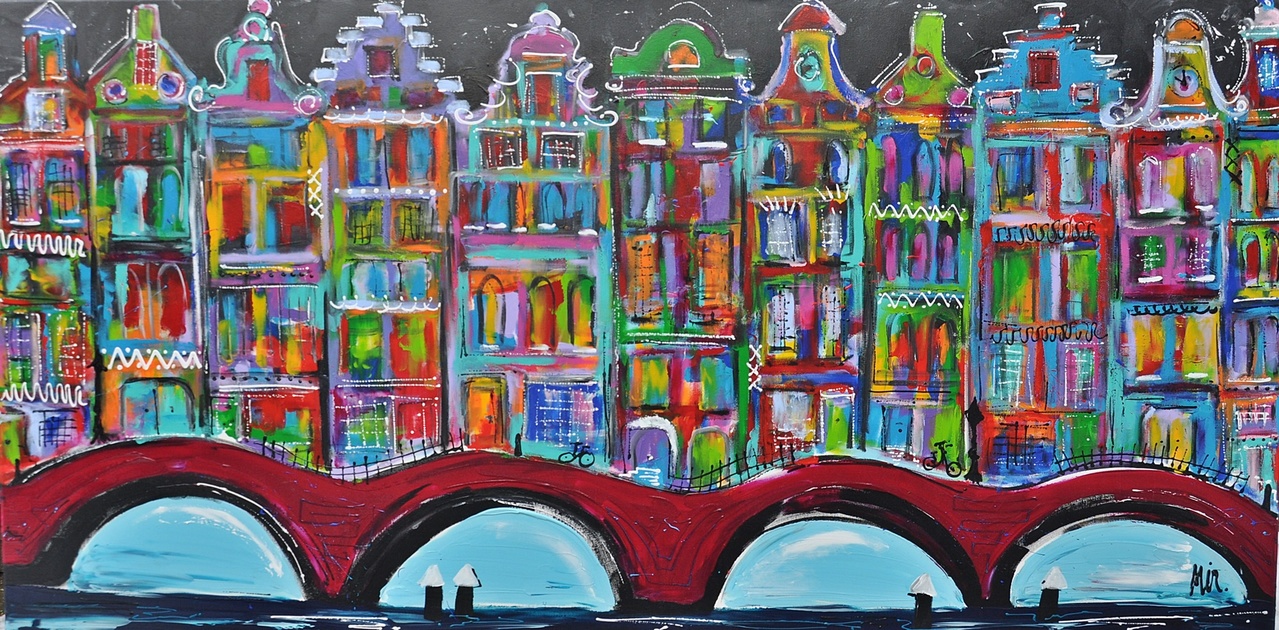 GRACHTENGORDEL BIJ NACHT
