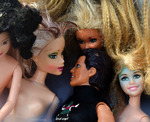 Een ander wereld van Barbie en Ken Schoonheid is vluchtig