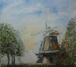 De rust van landschap.