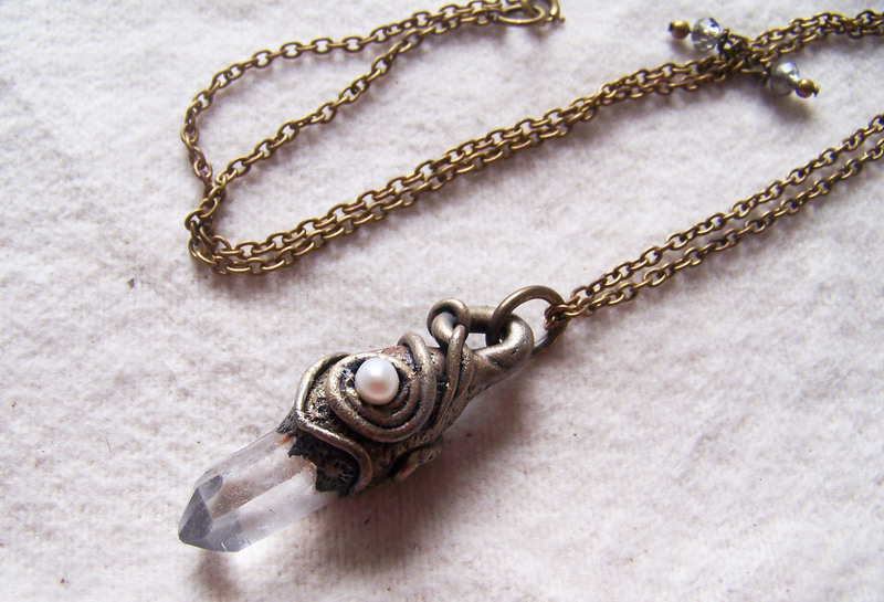 hanger met bergkristal