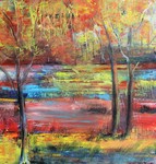 kleine schilderijtjes acryl 30 x 30
