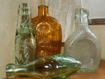 Vrijmetselaars objecten in glas en keramiek, Objets Maçonnique en verre et en céramique, Masonic objects in glass and ceramic