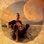 In this Gallery you can find more recent work, and hopefully also mature artwork.The result, so to speak, of abilities required in the years before seen in earlier Galleries. Maybe it is good to know that many works were made during a period that I was kept out of normal commercial considerations forced on an artist when working for a Gallery.