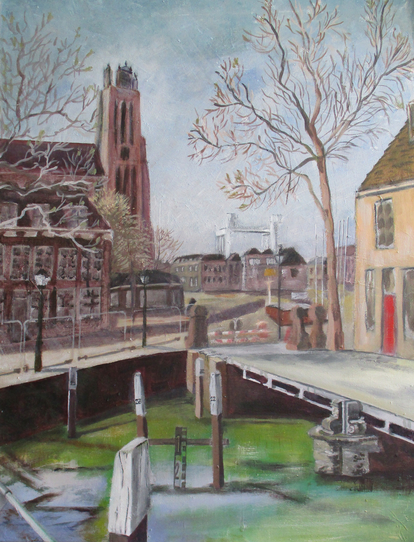 restoration work on Engelenburgerbrug in Dordrecht