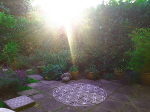Flower of Life* Blauwdruk van de gehele schepping,vertegenwoordigt de energie van het eenheidsbewustzijn! Ze verbindt Alles. Door je bewust met deze geometrische vorm te verbinden, kan je toegang krijgen tot je universele wijsheid. Deze levensbloem is in staat blokkades op te lossen en de ‘flow van levensenergie,chi,prana’ te bekrachtigen.