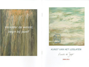 De zoektocht begon in 2008 met een schilderij van een onzekere clown en werd in 2011 afgerond met een uitgelaten sprong in de ruimte; acht schilderijen met ieder een eigen persoonlijk 'loslaten'.