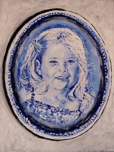 Met veel plezier en heel veel geduld maak ik portretten van kinderen.Jonge kinderen hebben niet het geduld om te poseren, vandaar dat ik ze van foto's schilder. Zowel in tekenwerk als met penceel.