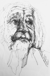 Rake portret tekeningen op A4- formaat.