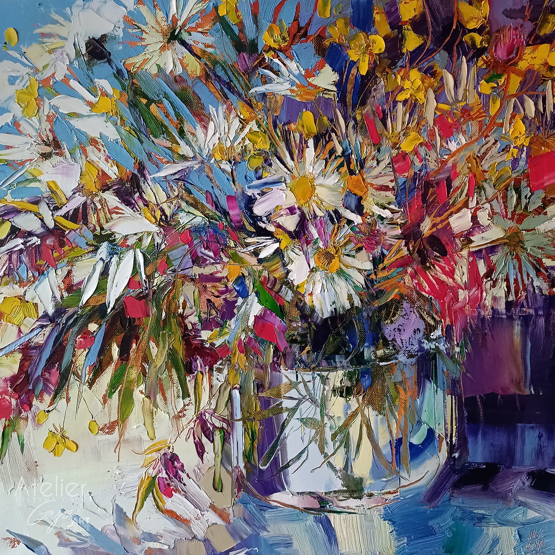 Stillevens met wilde lentebloemen Nr.43