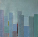 Ik wordt geinspireerd door het Friese en Zuid-Hollandse waterlandschap, impresionistische kleurige doeken. Later is daar het stadslandschap bijgekomen, impressies van de moderne stadsbouw.