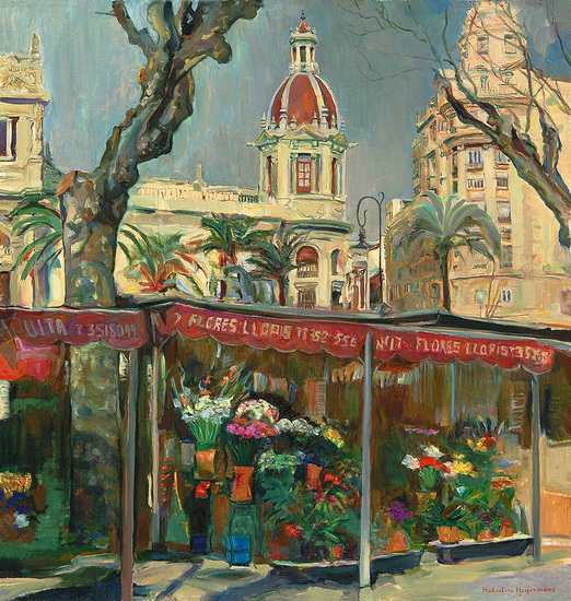 Valencia - Bloemenmarkt