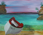 Living on an island inspires you to paint vieuws of the sea of course. Here we have beautifull scenery with sun, sea and all kind of subjects to paint in front of that. Here you find some of them