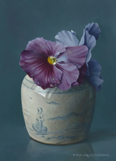 Viooltjes in gemberpotje