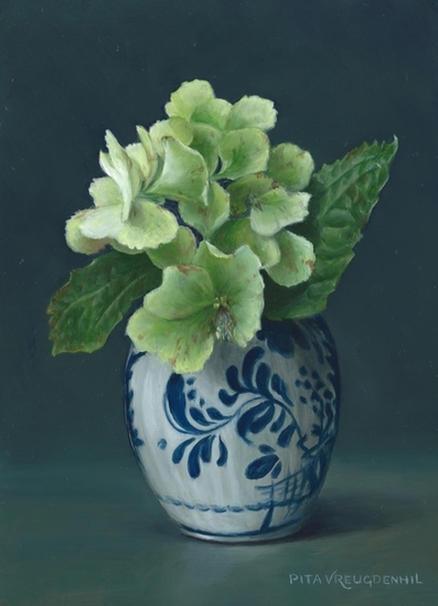 Delfts blauw en Hortensia