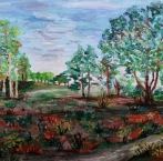 En plein air geschilderde werken.