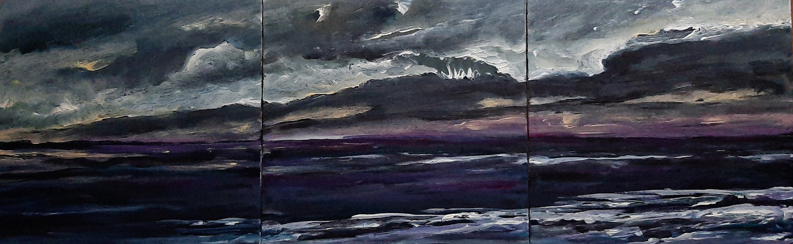 Seascape - triptiek Côte d'Albâtre / Côte d'Opale