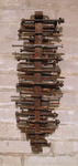 ijzeren wandsculpturen