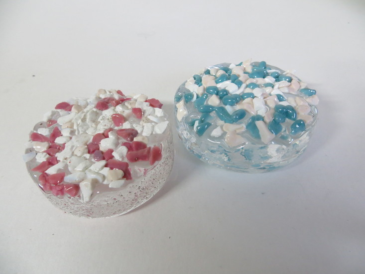 Beschuit met muisjes van glas