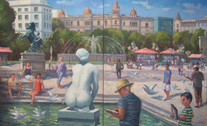 Deze werken heb ik gemaakt op mijn reizen in Spanje