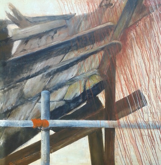 Door hout heen