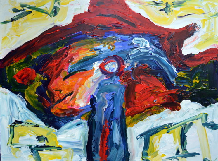 acryl op paneel 60 x 80 (4410}