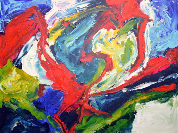 acryl op paneel 60 x 80 (4469)