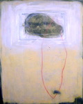 In mijn abstracte wereld kun je mijn omgaan,mijn gevecht met de materie volgen.Het wordt een strijd tussen toevoegen en schrappen;opleggen en kerven;drippen en droppen;scheuren en schrapen...Soms geeft het resultaat een zachte aanblik,soms een wervelend,kleurrijk schouwspel.