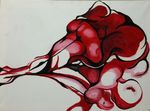 Verschillende Acrylpaintings op canvas of op acrylpapier