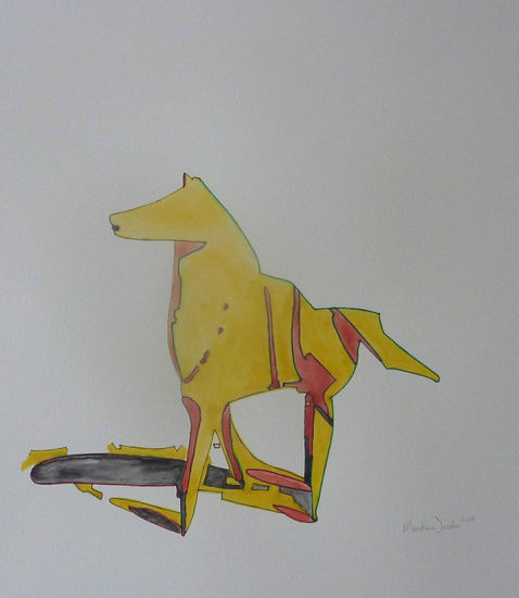 Origami paardje