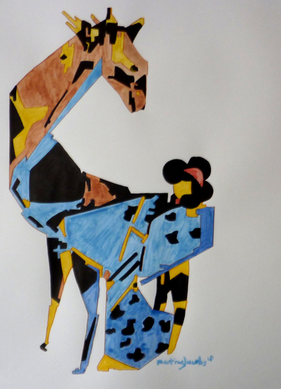 Origami Giraffe