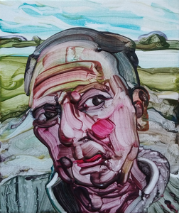 ik volg de lijnen van het landschap van mijn eigen hoofd, zonder een eindresultaat voor ogen te hebben