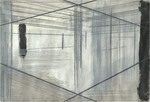 Serie tekeningen geinspireerd op het Rietveld Paviljoen van Gerrit Rietveld.