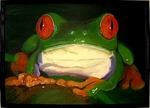 Dieren hebben een poos mijn belangstelling gehad, ik vond het geweldig om de dieren te bestuderen, ik heb ze met acrylverf gemaakt op doek, de meeste vanaf een foto